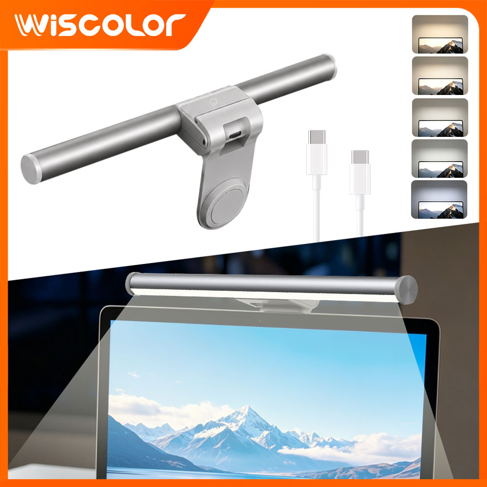 Desk Setup Tech - RGBIC Led Lights Setup Dimmable Monitor