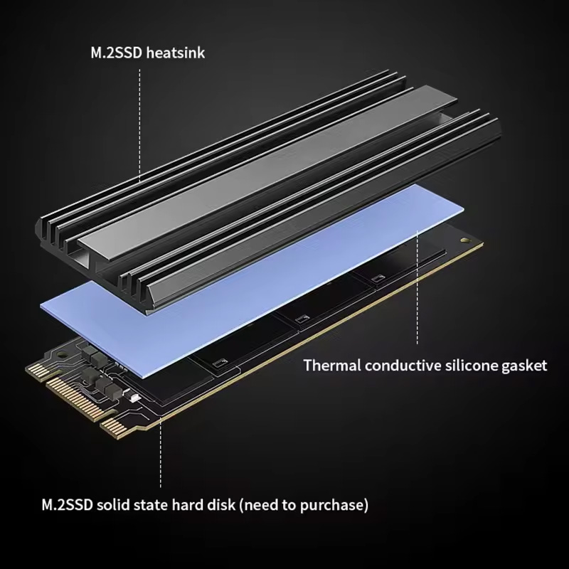 M.2 SSD Heatsink M2 NVME 2280  - Desk Setup Ps5 ulasan dan harga
