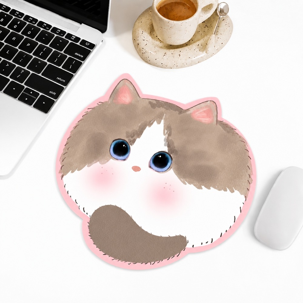 Kawaii Cat Mouse Pad Cute Anim - Desk Setup Tech ulasan dan harga