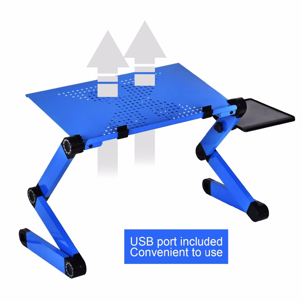 Aluminum Alloy Laptop Table Ad - Desk Setup Laptop ulasan dan harga