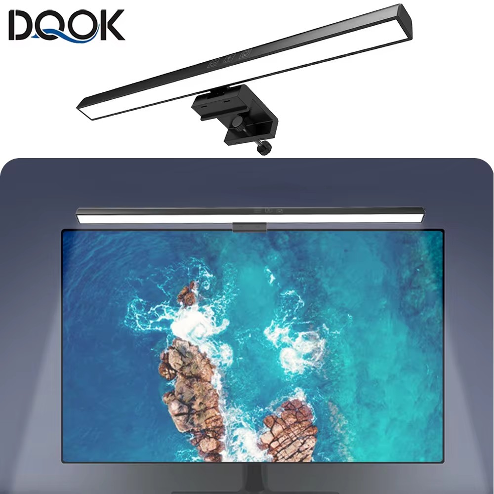 Screen LED Bar Desk Lamp PC Co - Desk Setup Laptop ulasan dan harga