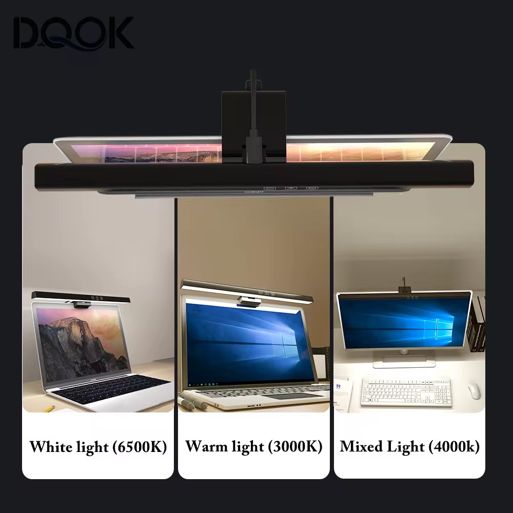 Screen LED Bar Desk Lamp PC Co - Desk Setup Laptop ulasan dan harga