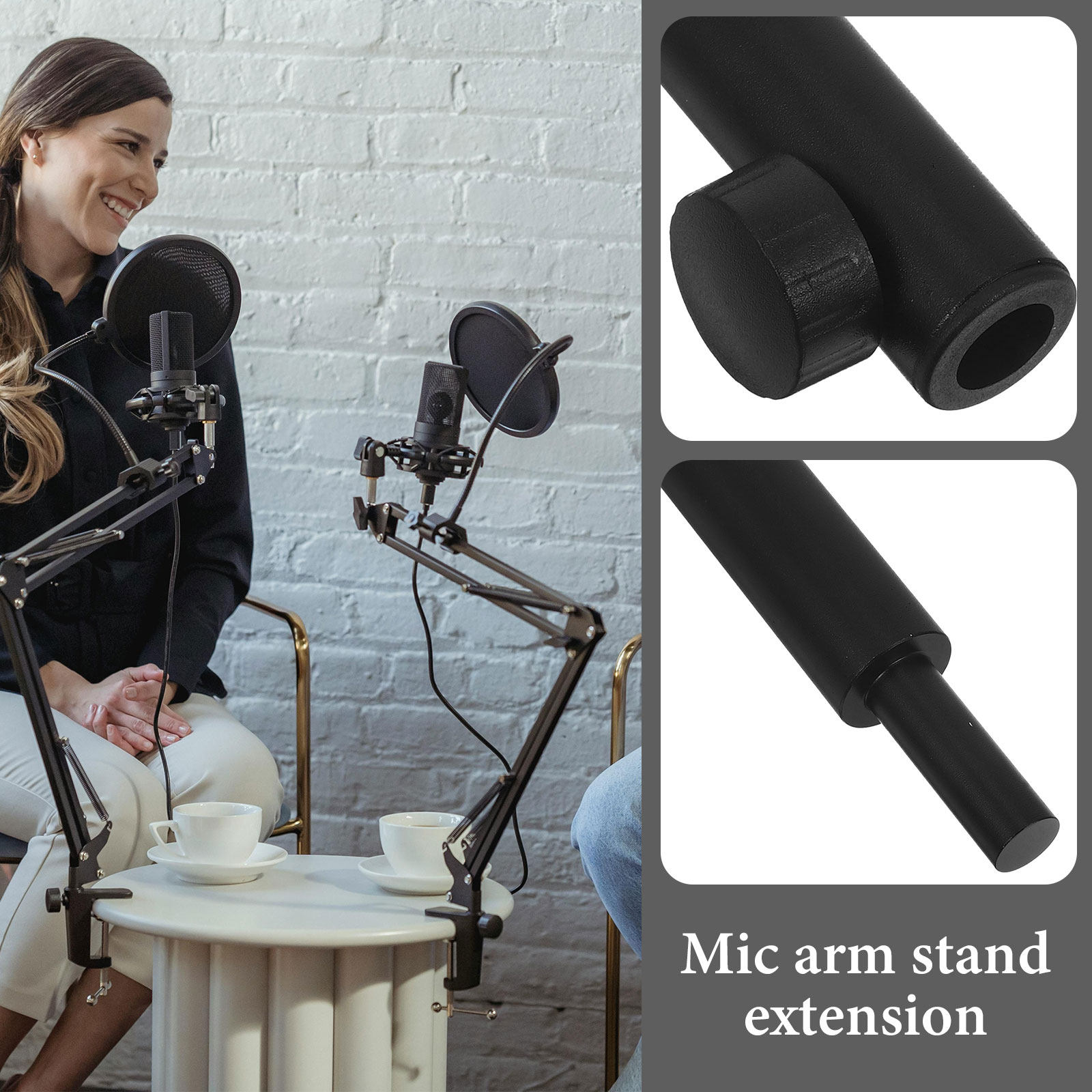 Adjustable Microphone Extensio - Desk Setup Streaming ulasan dan harga