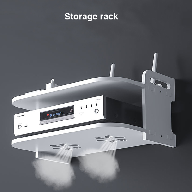 Wall-Mounted Router Cable Orga - Desk Setup Organizer ulasan dan harga