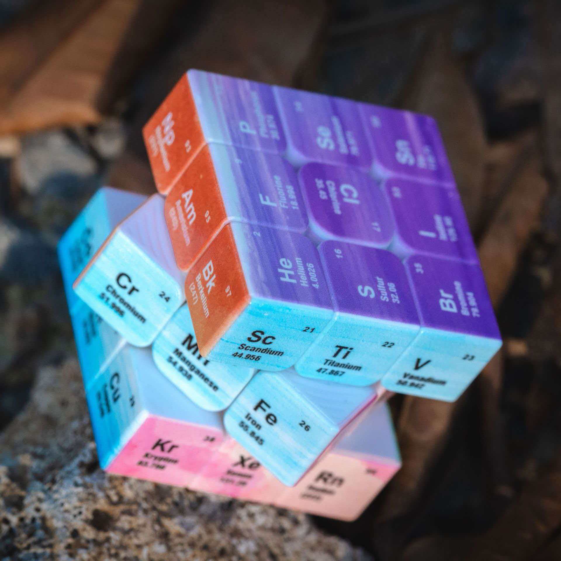 Periodic Table 3x3 Speed Cube  - Desk Setup Girl ulasan dan harga
