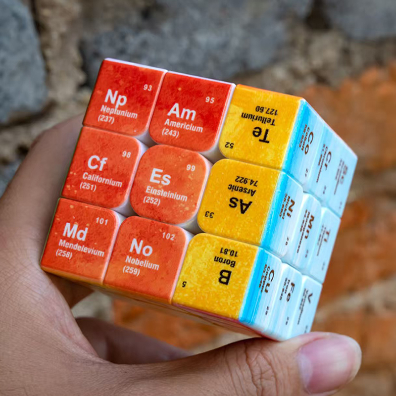 Periodic Table 3x3 Speed Cube  - Desk Setup Girl ulasan dan harga