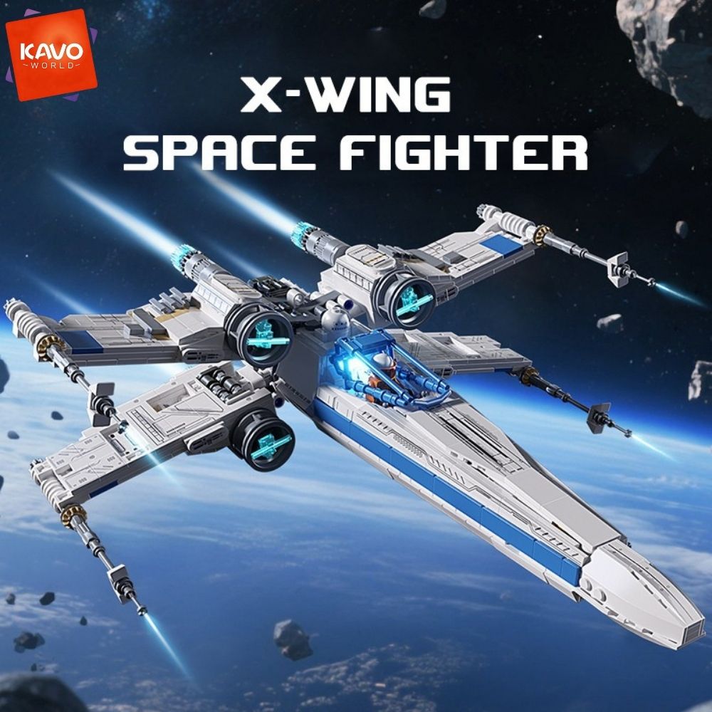 KAVOWORLD 1271pcs Sci-Fi Space - Desk Setup Build ulasan dan harga