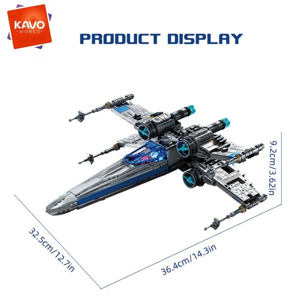 KAVOWORLD 1271pcs Sci-Fi Space - Desk Setup Build ulasan dan harga