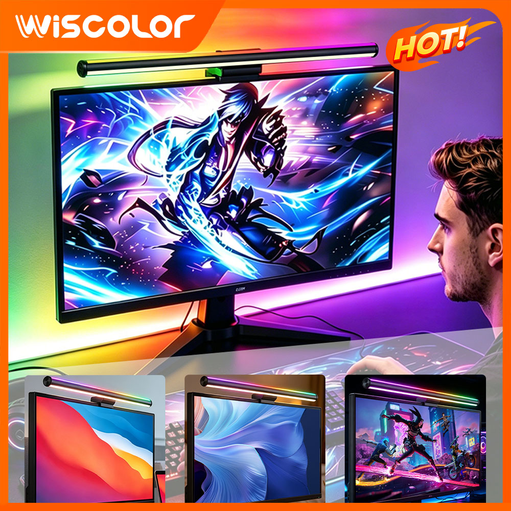 Wifi Computer Lightbar Monitor - Desk Setup Tech ulasan dan harga