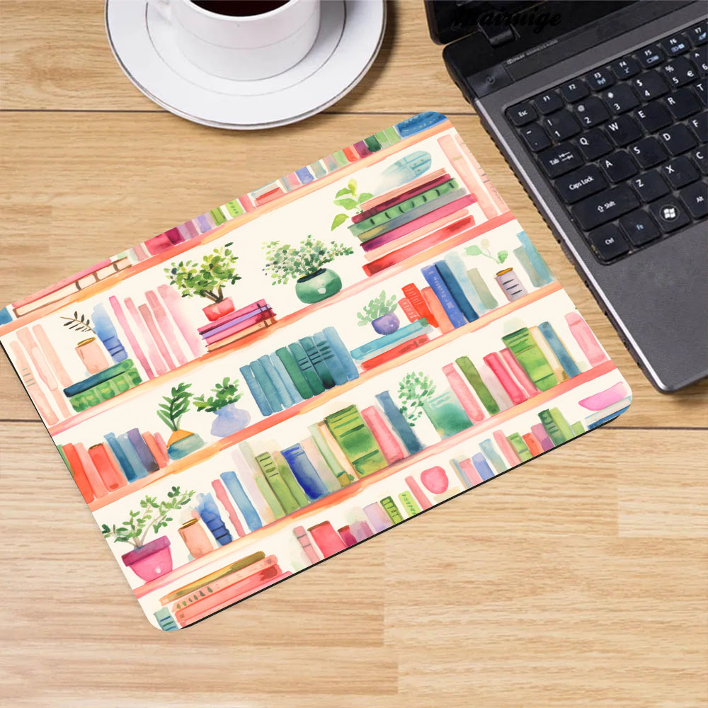 Plant Books Mouse Pad Home Off - Desk Setup Books ulasan dan harga
