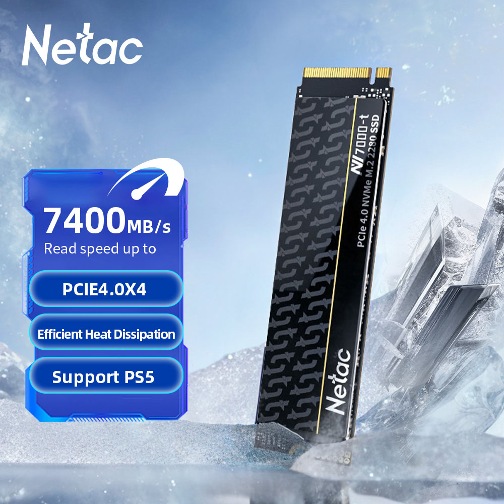 Netac M2 SSD NVMe SSD 1TB 2TB  - Desk Setup Ps5 ulasan dan harga