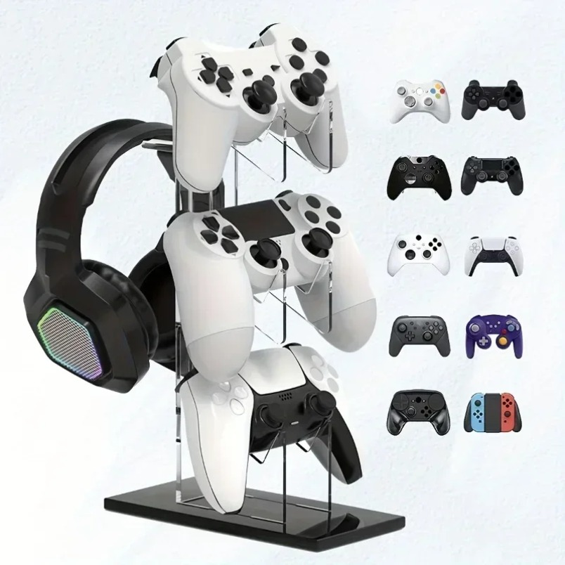 Controller Holder with Headset - Desk Setup Ps5 ulasan dan harga