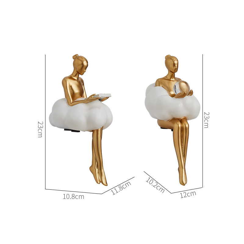 Ballet Girl Cloud Abstract Art - Desk Setup Girl ulasan dan harga