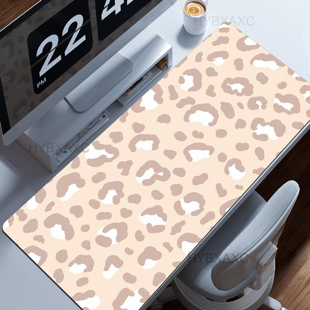XXL Computer Keyboard and Mous - Desk Setup Beige ulasan dan harga