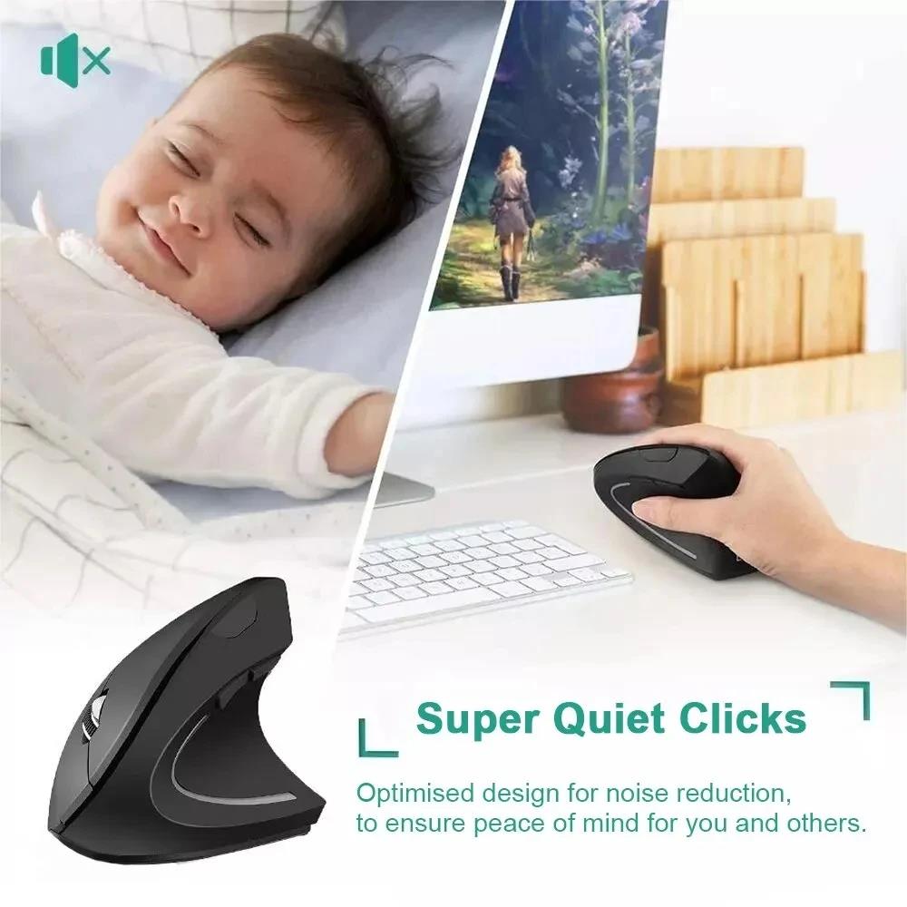 Ergonomic Wireless Mouse 1600  - Desk Setup For Work ulasan dan harga