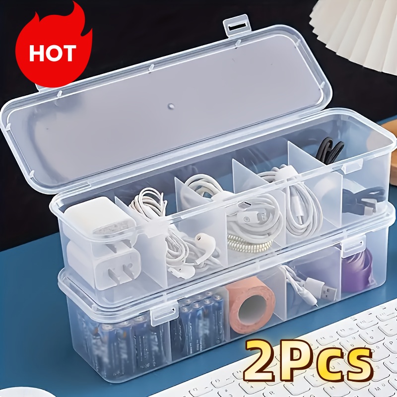 2Pcs Large Cable Management Bo - Desk Setup Organizer ulasan dan harga