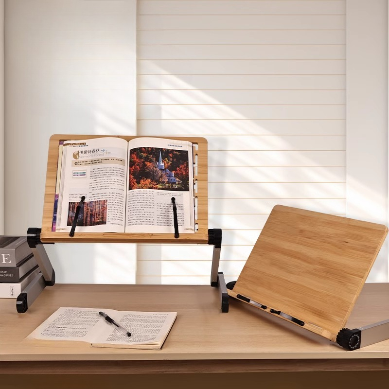 Adjustable Bamboo Bed Desk Fol - Desk Setup With Ipad ulasan dan harga