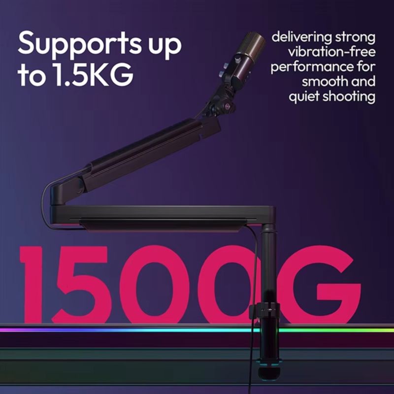 Super Sale ZJ05 Adjustable Mic - Desk Setup Streaming ulasan dan harga