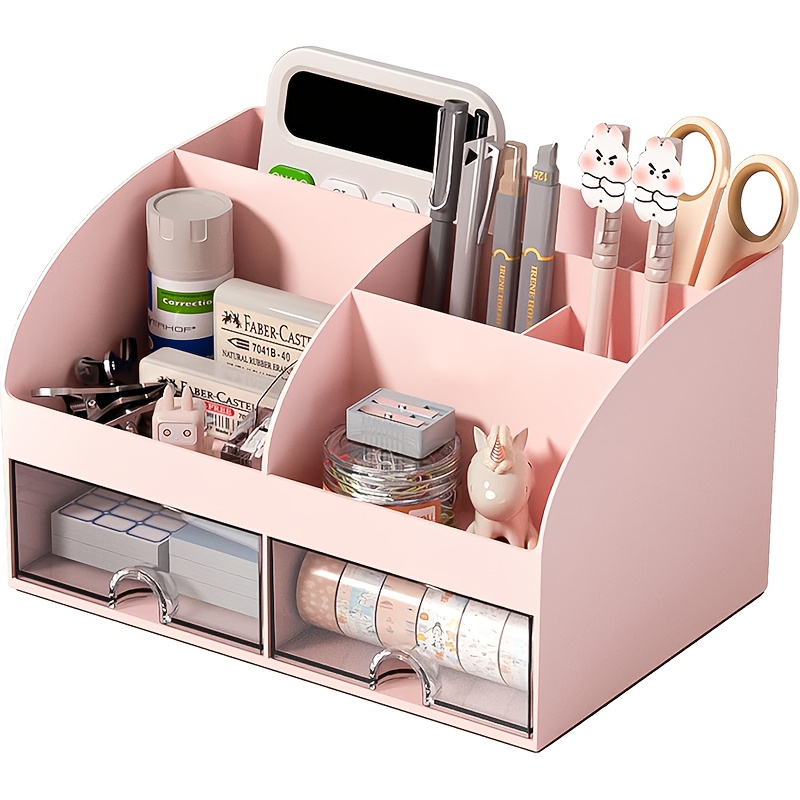 6-compartment Desk Organizer w - Desk Setup Organizer ulasan dan harga