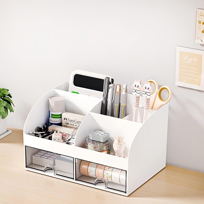6-compartment Desk Organizer w - Desk Setup Organizer ulasan dan harga
