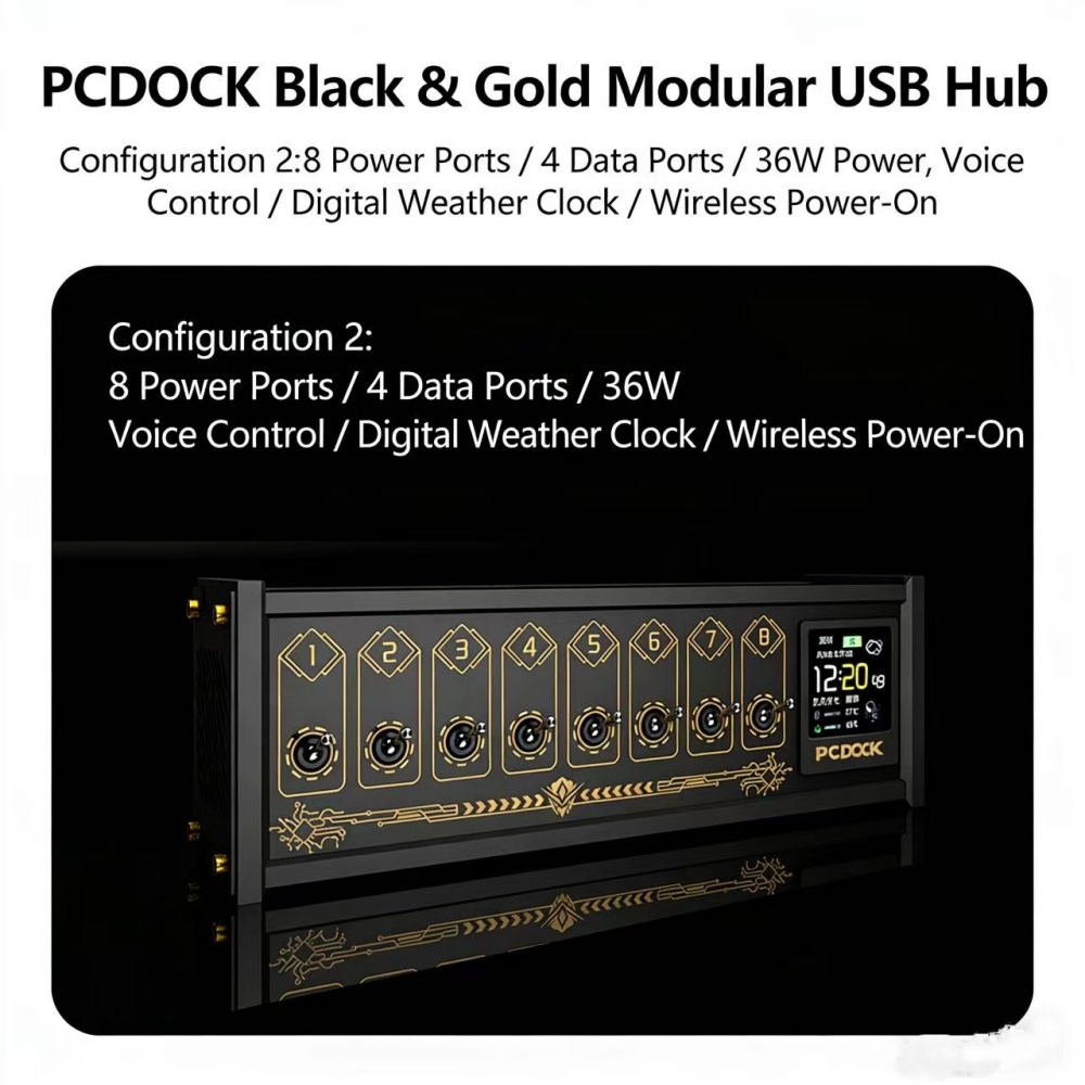 PCDOCK Block USB Desktop Power - Desk Setup Tech ulasan dan harga