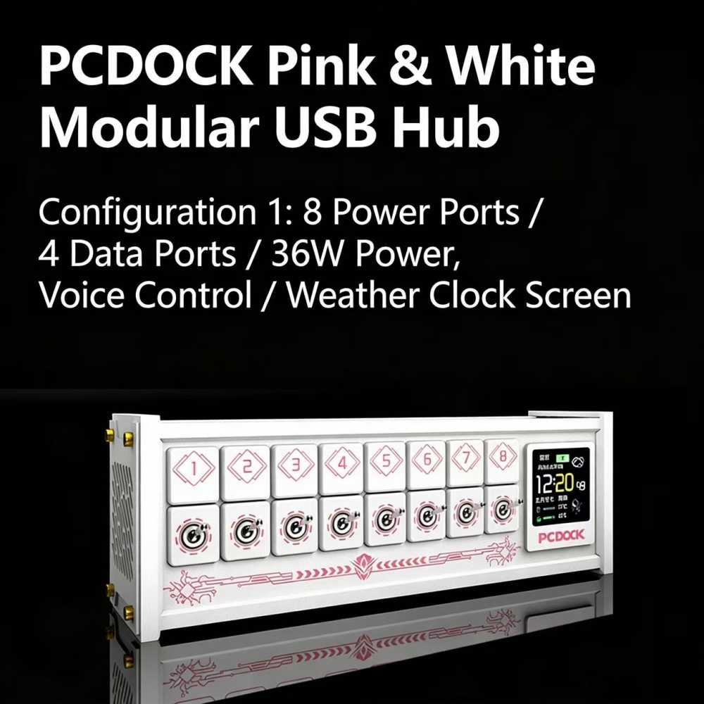 PCDOCK Block USB Desktop Power - Desk Setup Tech ulasan dan harga