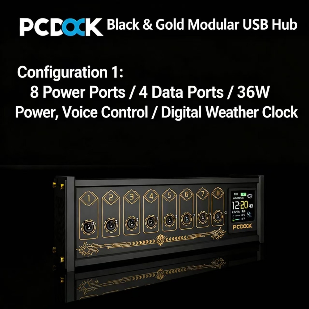 PCDOCK Block USB Desktop Power - Desk Setup Tech ulasan dan harga