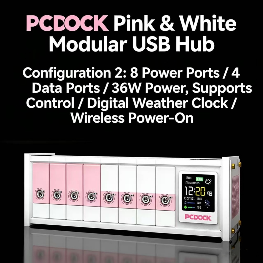 PCDOCK Block USB Desktop Power - Desk Setup Tech ulasan dan harga