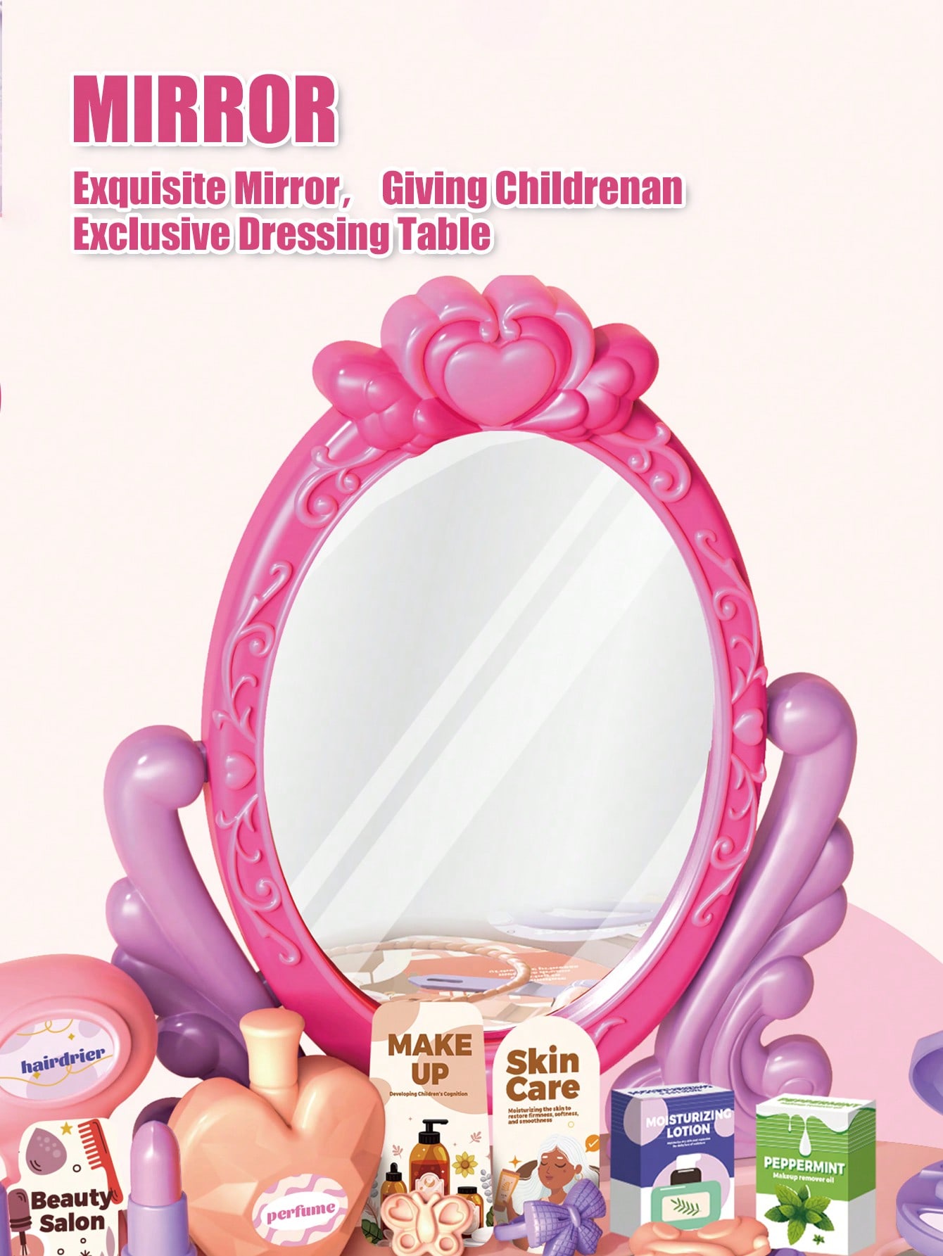 Kids Princess Vanity Dressing  - Desk Setup Girl ulasan dan harga