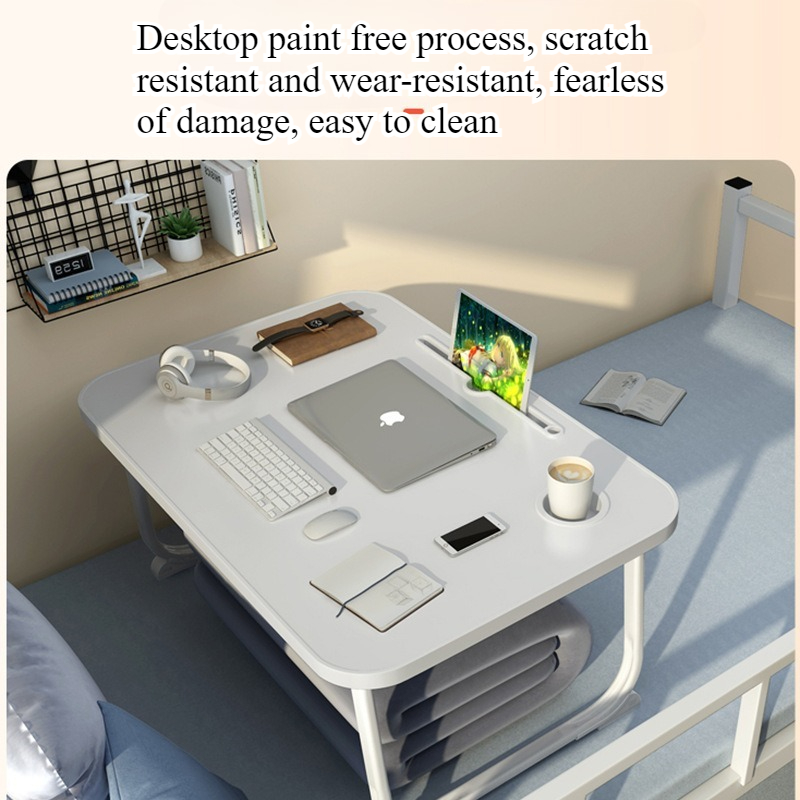 Bed desk folding small table c - Desk Setup Laptop ulasan dan harga