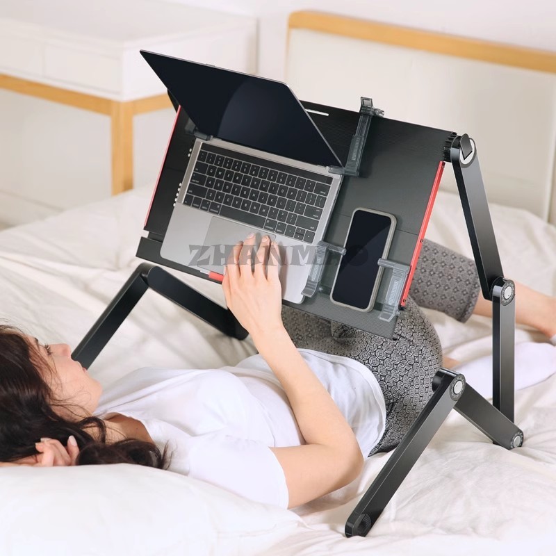 Lying Flat on The Bed, Laptop  - Desk Setup Laptop ulasan dan harga
