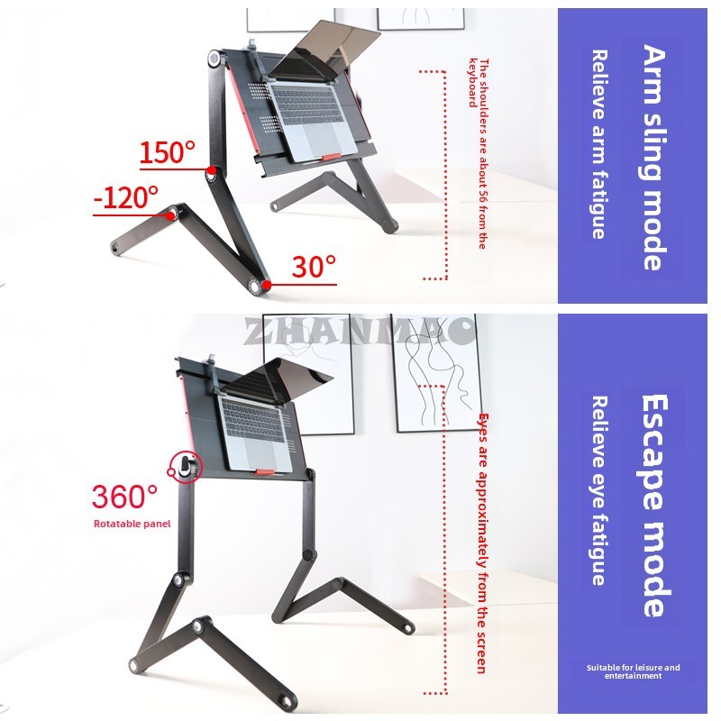 Lying Flat on The Bed, Laptop  - Desk Setup Laptop ulasan dan harga